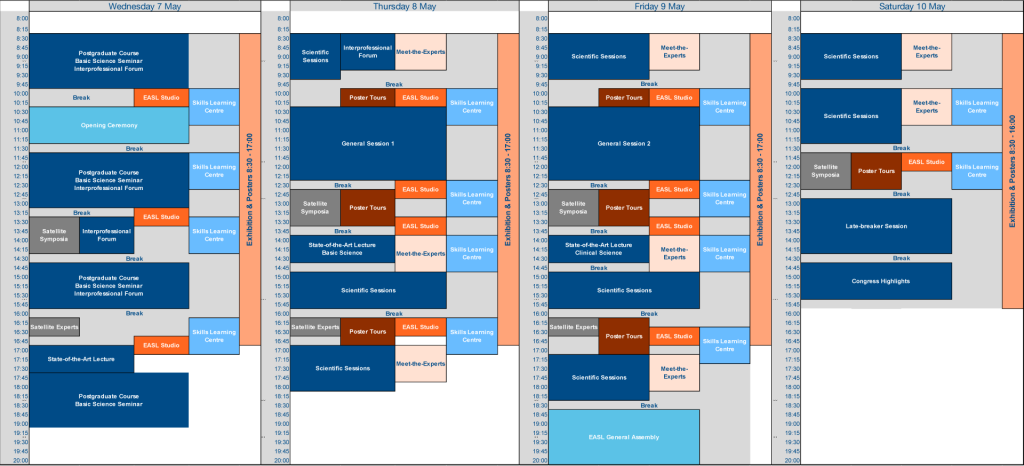 EASL Congress 2025 Programme-at-a-Glance